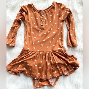 Bums and Roses Ruffle Dress